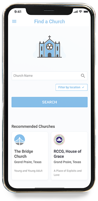 Churhee Mobile app Screenshot